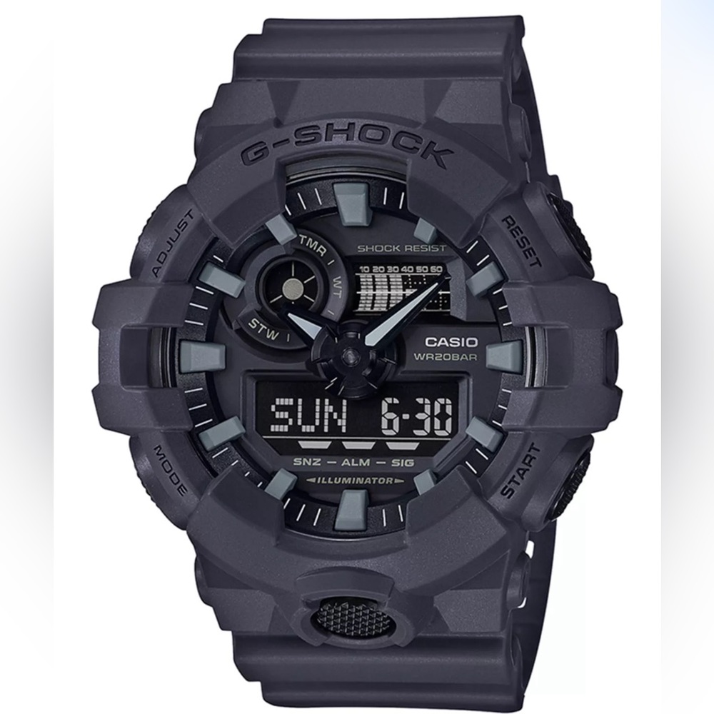 G-Shock Men's Analog-Digital Dark
Grey Resin Strap Watch 53mm